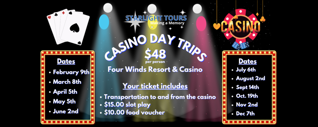 Starlight Tours llc at Four Winds Casino