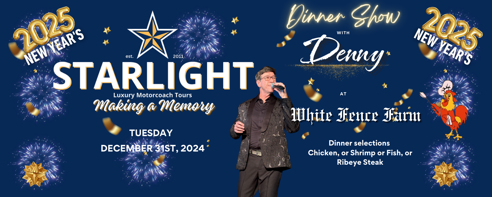 Starlight tours at white fence farm 2025 New Year's Eve