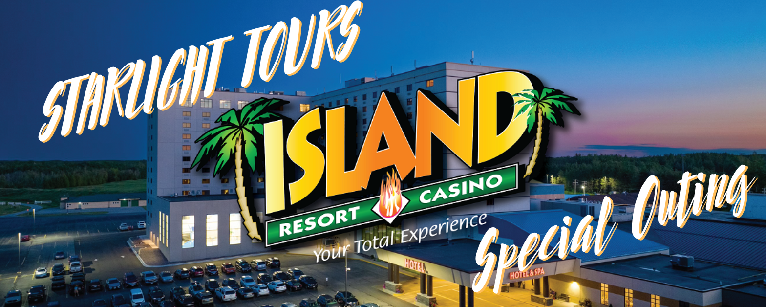 Starlight Tours special outing at island resort and casino